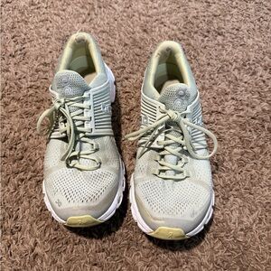 Women's On Cloud Athletic Running Shoes - Light Green